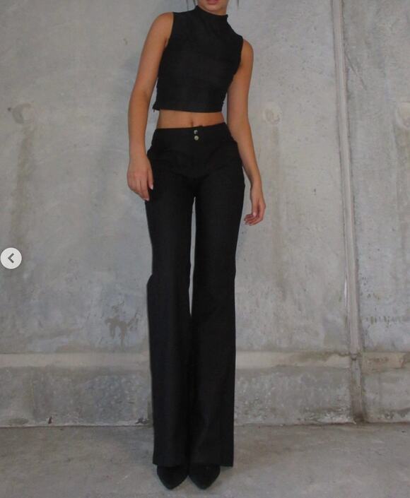 Nakedvice Pants - NakedVice Gwen Pants Black Size Medium Mid rise